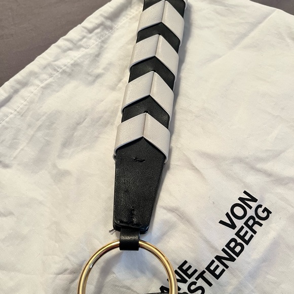 Diane Von Furstenberg Cowhide Leather Clutch Bag - Picture 3 of 10